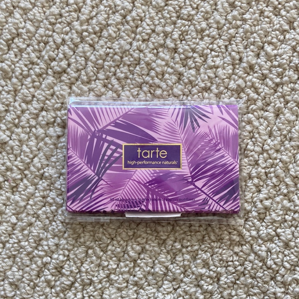 Tarte not so slick oil-absorbing blotting papers 50 count Natural Cruelty-Free